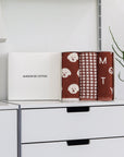 brown hand towel gift set in signature gift box by Maison de Cotton