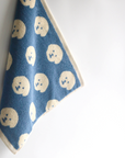 Face Towel | Blue Bichon