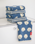 Hand Towel | Blue Bichon