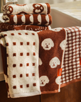 Hand Towel | Brown Square