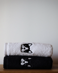 Bulldog Towel | White