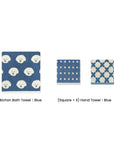 Bath & Hand Towel Set (3pc) | Blue