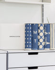 blue hand towel gift set in signature gift box by Maison de Cotton