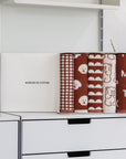 brown hand towel gift set in signature gift box by Maison de Cotton