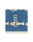 Hand Towel | Blue Fish