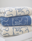 Hand Towel | Blue Jelly Bear