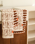 Hand Towel | Brown Halfmoon