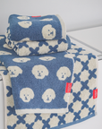 Hand Towel | Blue Bichon