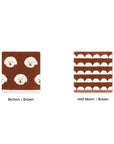 Hand Towel Set (2pc) | Brown