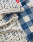 Big Check Hand Towel | Blue