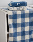 Big Check Hand Towel | Blue