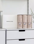 pet towel gift set made for everyday pet care by Maison de Cotton